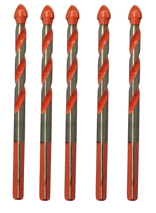 Inditrust مجموعة مثقاب زجاج وبلاط سيراميك جديدة من سبائك الصلب من إنديترست، 10 قطع، مثقاب صدمي من سبائك الصلب، 6 مم، أداة حفر جدارية مثلثة الشكل - Image 3